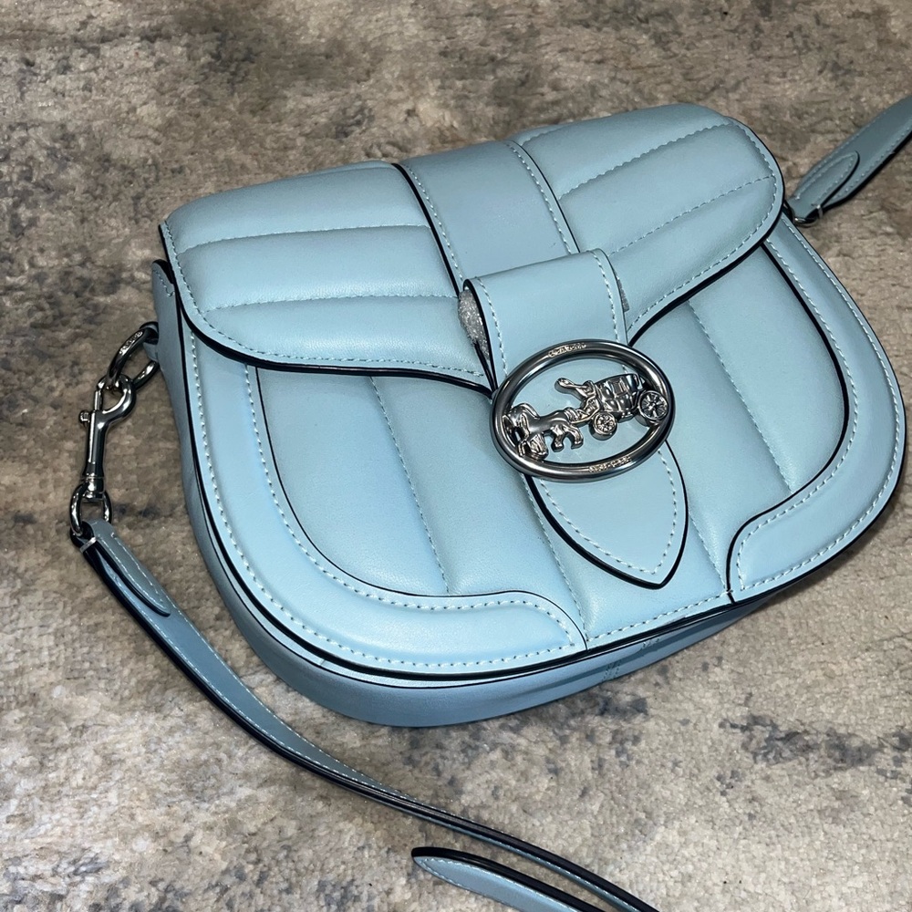 NEW coach saddle bag